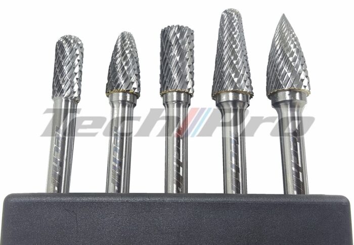 BA-017-1 Rotary Burrs Set - 5 pcs  Shank : 1/4"