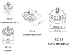 BS-031 - Master Cylinder Adaptor - Plastic