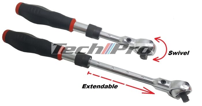 RW-017-Extendable -Flex Ratchet Set -3 Pcs