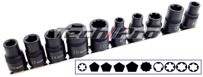 SK-053  Automotive Special Socket Set - 10 pcs